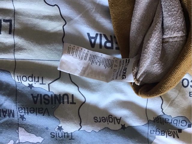 Sudadera Billabong mostaza Talla 14