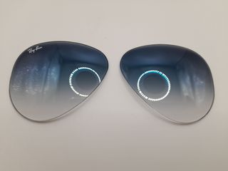 Cristales Ray-ban Aviator RB3025 55 mm. Color Azul