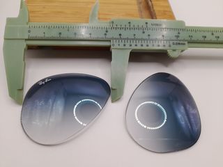 Cristales Ray-ban Aviator RB3025 55 mm. Color Azul