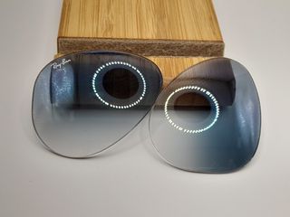 Cristales Ray-ban Aviator RB3025 55 mm. Color Azul