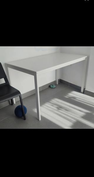 Mesa Comedor/Trabajo Blanca 125x75cm
