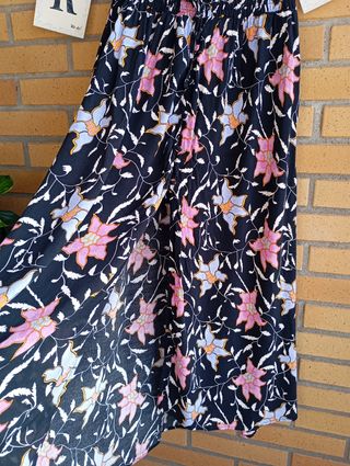 Falda larga estampada Formula Joven