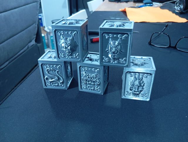 5 Cajas Pandora Bronce Saint Seiya