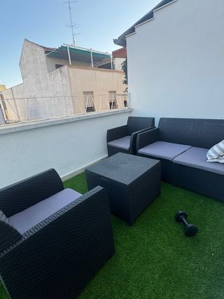Conjunto sillones y mesa terraza
