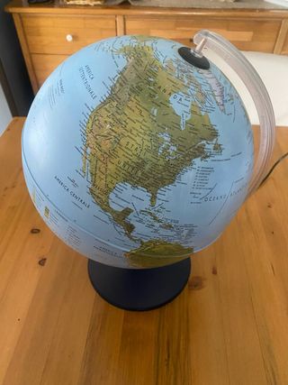 Globo Mappamondo Luminoso