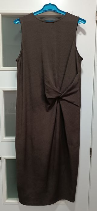 Vestido marrón Zara mujer
