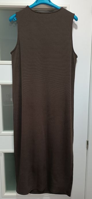 Vestido marrón Zara mujer