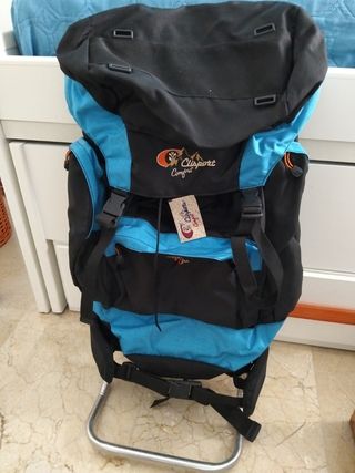 Mochila Campart Negra y Azul