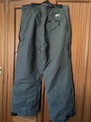 Pantalones de nieve hombre verde oliva