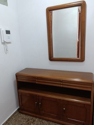 Mueble de entrada de madera