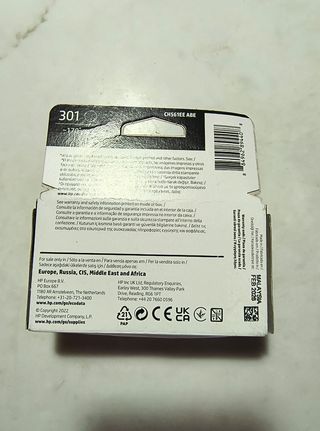 Cartucho Tinta HP 301 Negro