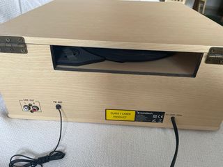 Tocadiscos Sunstech PXRC42CD Bluetooth Madera