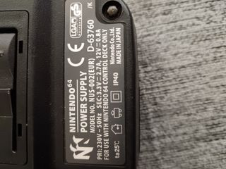 Fuente Alimentación Nintendo 64