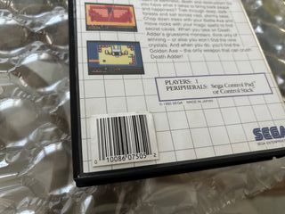 Golden Axe Warrior Sega Master System UPC Raro
