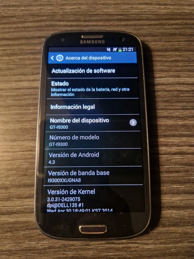 Samsung S3 Negro