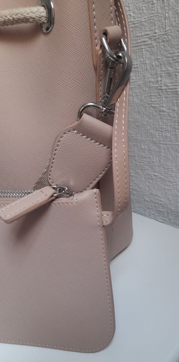 Borsa Adolfo Domínguez beige e multicolor