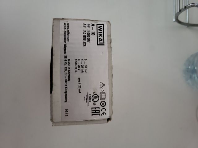 Transductor de presión MPM 0-10 bar