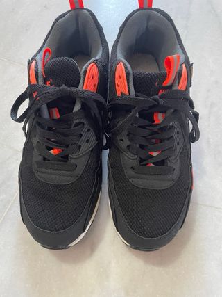 Zapatillas Nike Air Max Negras Naranja
