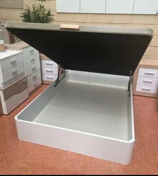 Canapé abatible con colchónes viscoelástica 
