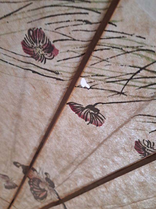 Sombrilla japonesa de papel pintado