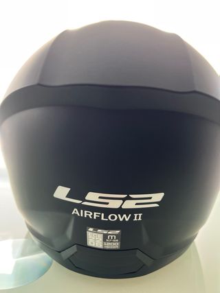 Casco Jet LS2  Airflow 2Talla M Negro