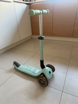 Patinete infantil 3 ruedas verde globber