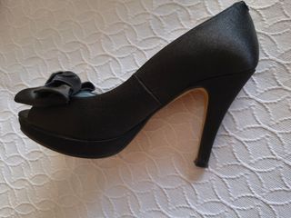 Sandalias Angel Alarcón Negras Tacon