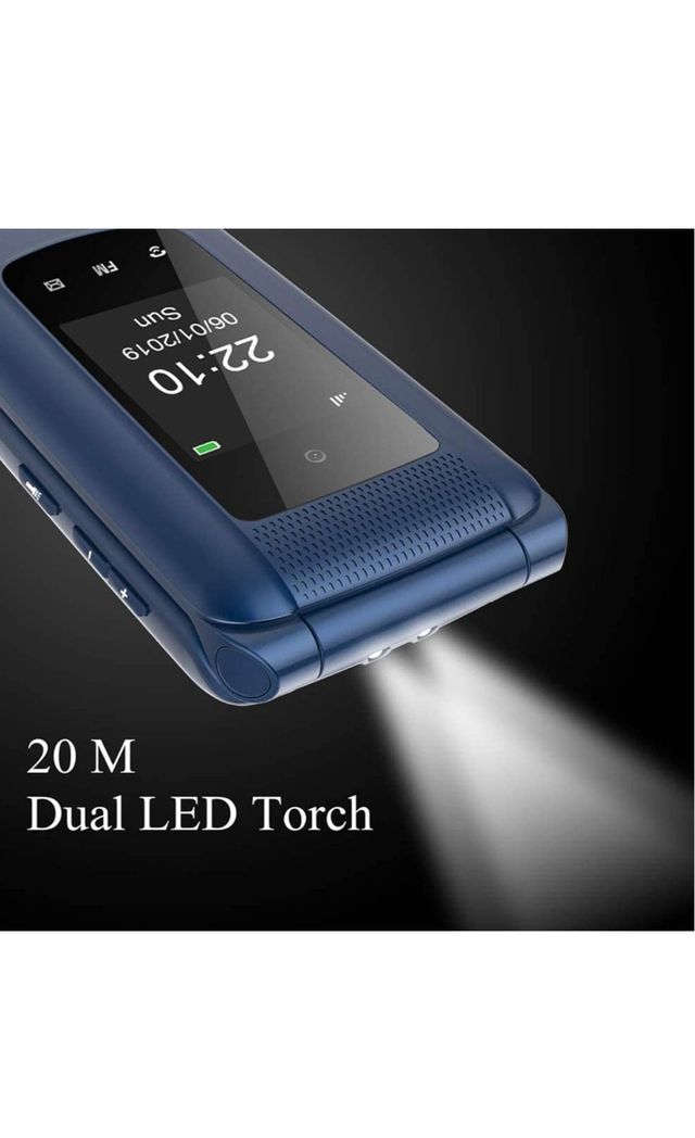 uleway Teléfono Móvil Tapa Azul