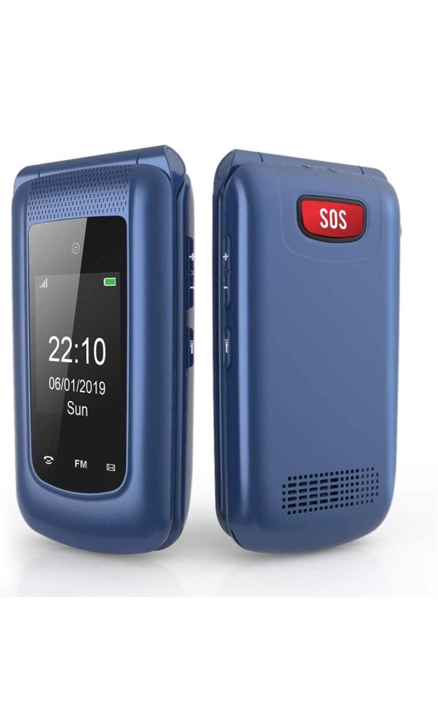 uleway Teléfono Móvil Tapa Azul