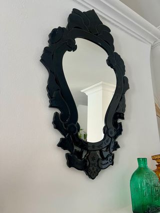 Specchio veneziano nero