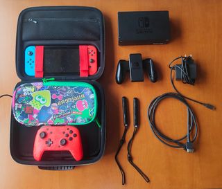 Nintendo Switch Azul/Rojo + Accesorios