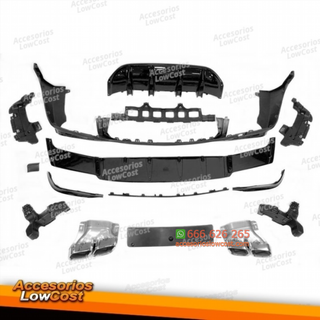 Difusor Trasero Mercedes X253 GLC 2020+ look AMG
