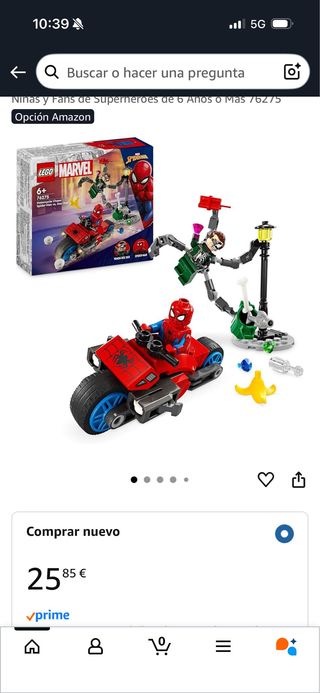 LEGO Marvel Spider-Man Moto 76275
