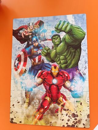Lote 7 Puzzles Infantiles: Cars, Pac-Man, Avengers