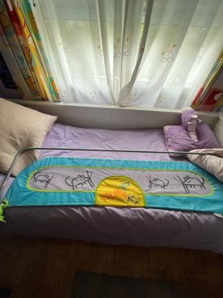 Barrera de seguridad para cama infantil