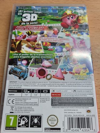 Kirby y la Tierra Olvidada Nintendo Switch