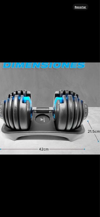 1 Mancuerna Ajustable 2.5-24 kg