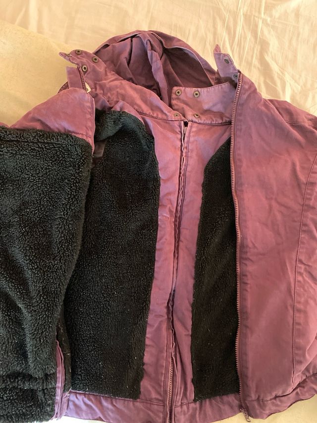 Abrigo porteo/embarazo morado