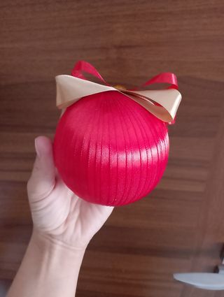 Pallina di Natale con Gnomo e Scritta Buon Natale