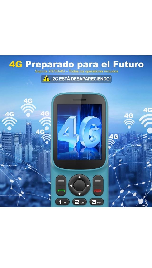 Uleway 4G Telefono Movil para Mayores Liberado