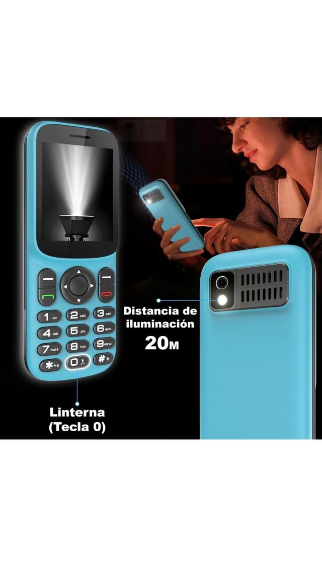 Uleway 4G Telefono Movil para Mayores Liberado