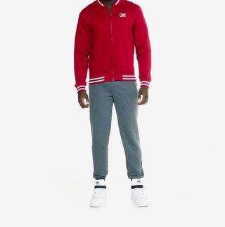 Chándal Leone 1947 Lifestyle Basic Rojo/Gris
