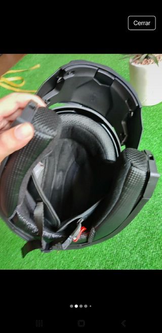 Casco Moto Modular Talla M Negro Unisex