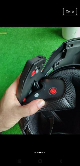 Casco Moto Modular Talla M Negro Unisex