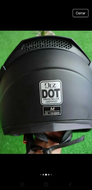 Casco Moto Modular Talla M Negro Unisex