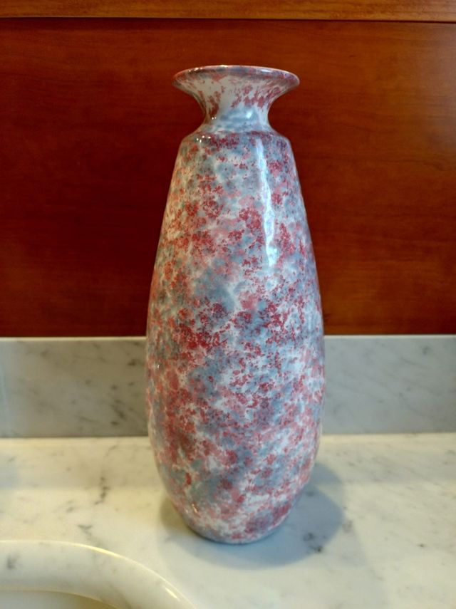 Vaso decorativo ceramica rosa multicolore