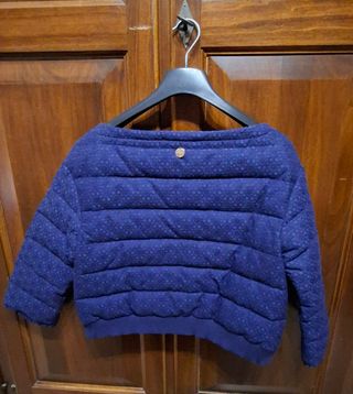 Piumino Liu Jo blu con pois