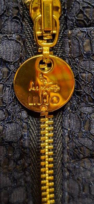 Piumino Liu Jo blu con pois