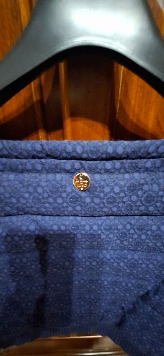 Piumino Liu Jo blu con pois