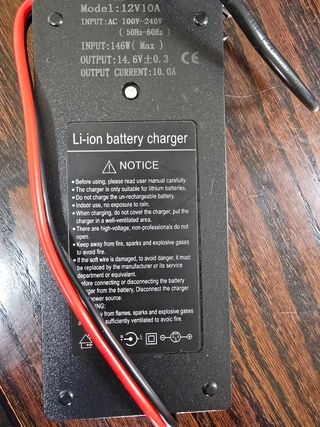 Cargador Batería Litio Lifepo4 